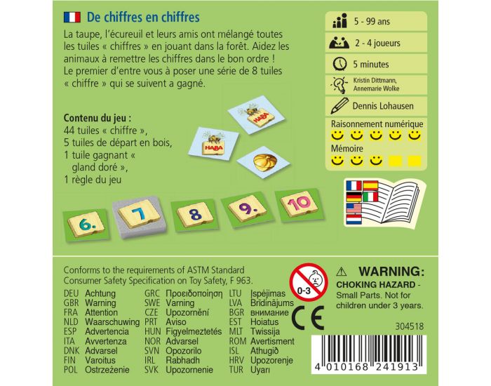 HABA De chiffres en chiffres - Ds 5 ans (1)