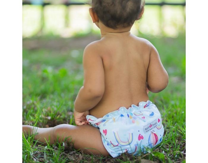 APPLECHEEKS Couche Lavable TE1  poche / TE2 -Taille Unique : 2.8/16 kg (3)