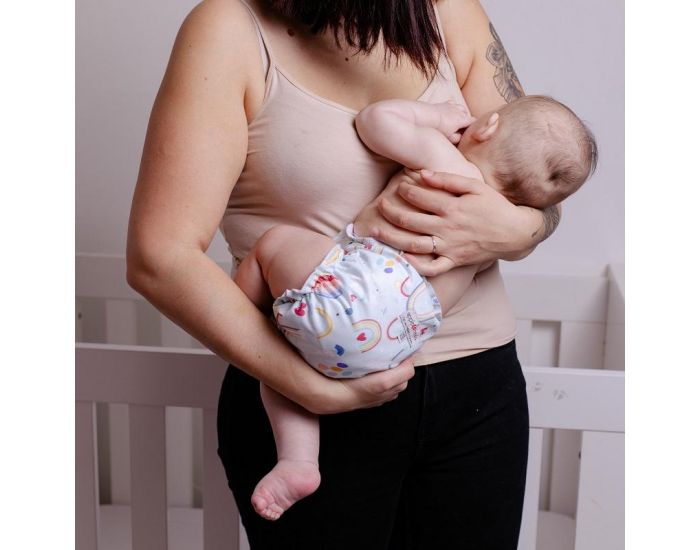 APPLECHEEKS Couche Lavable TE1  poche / TE2 -Taille Unique : 2.8/16 kg (6)