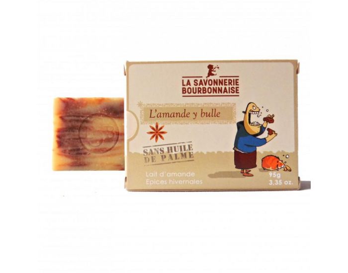 LA SAVONNERIE BOURBONNAISE Savon L'Amande y Bulle (2)