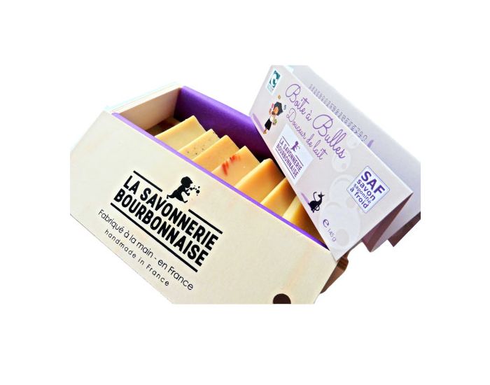 LA SAVONNERIE BOURBONNAISE Boite � Bulles - Douceur de Lait (1)