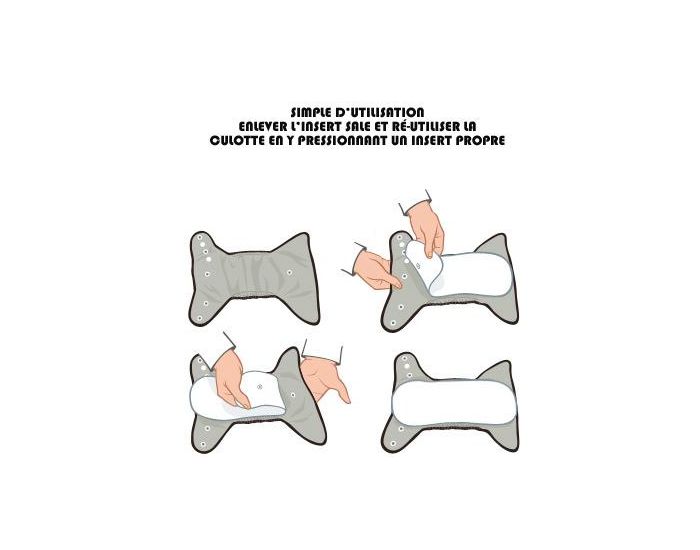 BEST BOTTOM Insert en Microfibre/Effet au sec (2)