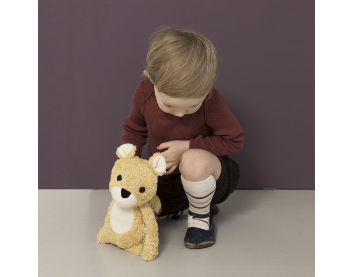  FRANCK ET FISCHER Peluche Mikkel renard - gris - Ds la naissance (2)