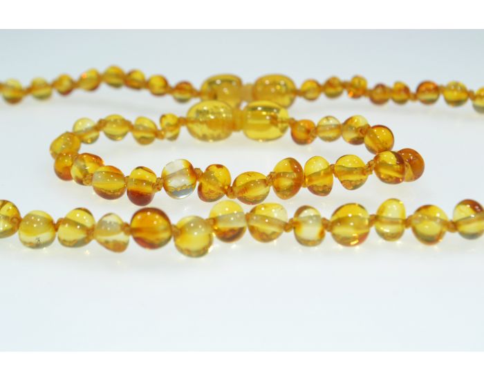 IRREVERSIBLE Collier et Bracelet d'Ambre Honey Miel (1)