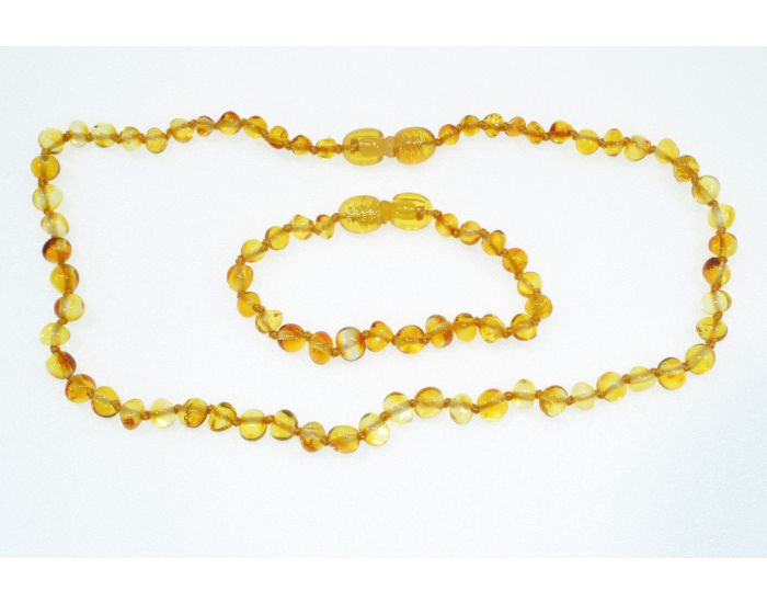 IRREVERSIBLE Collier et Bracelet d'Ambre Honey Miel (3)