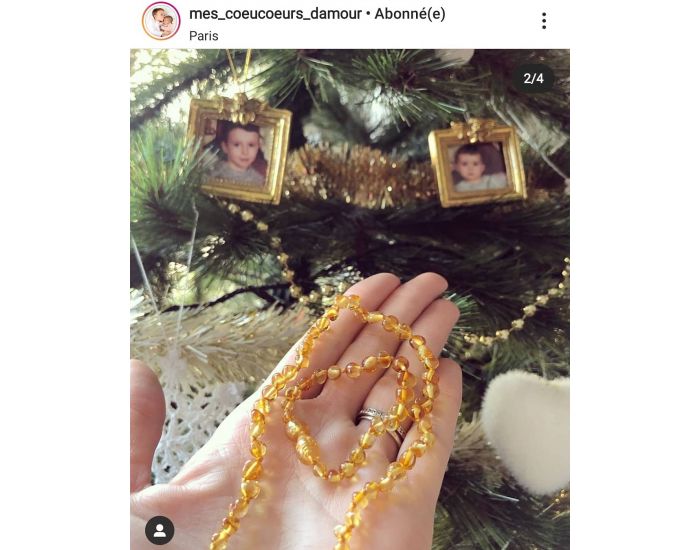 IRREVERSIBLE Collier et Bracelet d'Ambre Honey Miel (4)