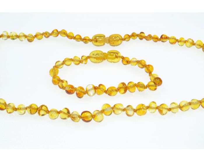 IRREVERSIBLE Collier et Bracelet d'Ambre Honey Miel (5)