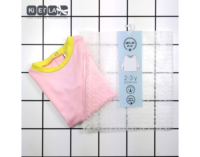 KI ET LA Tee-shirt anti UV Pink/Yellow 12 mois KI&LA (2)