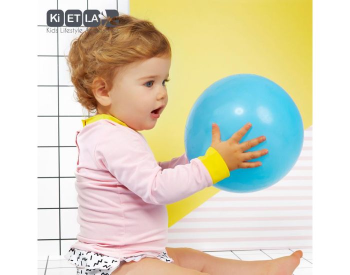 KI ET LA Tee-shirt anti UV Pink/Yellow 12 mois KI&LA (4)