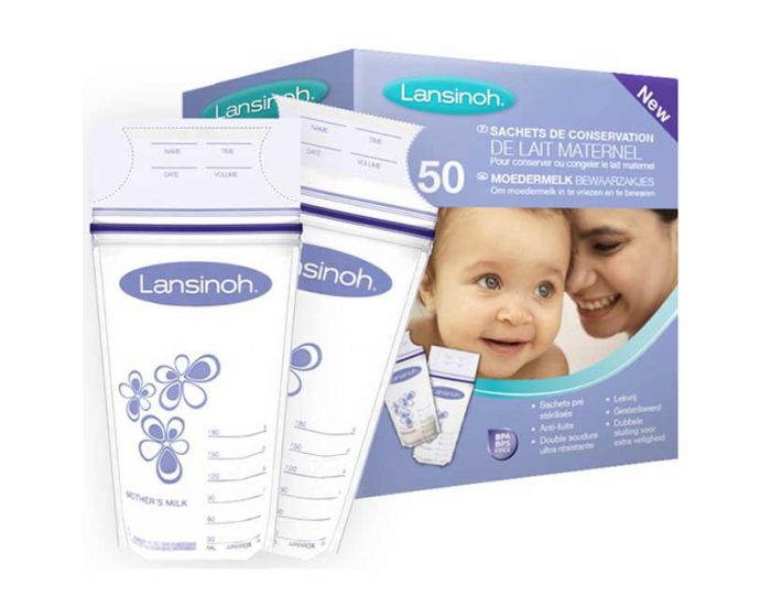 LANSINOH Sachet de conservation du lait maternel 50 pc Lansinoh - 150 ml (5)