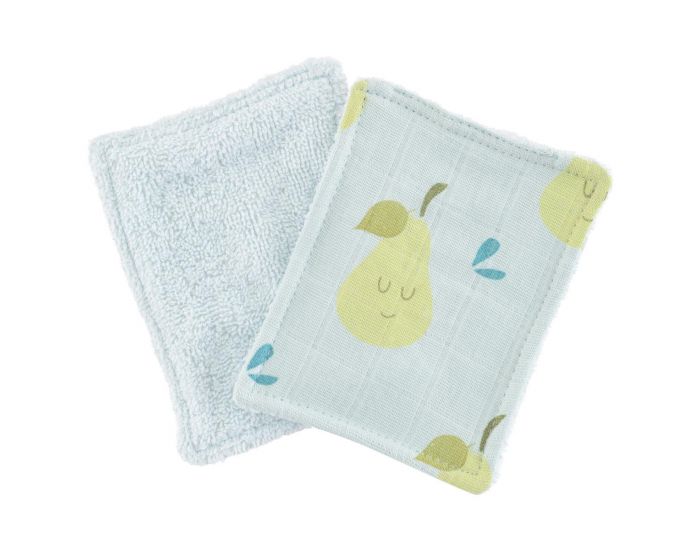 LITTLE CREVETTE Lot de 6 Lingettes Lavables Bb (1)