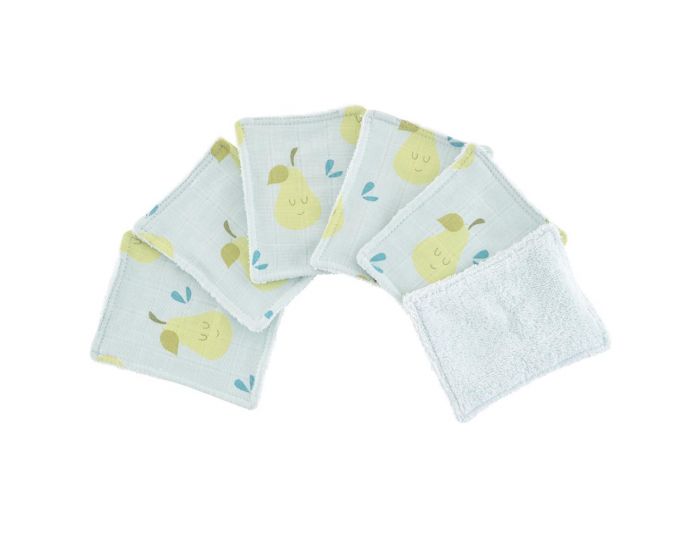 LITTLE CREVETTE Lot de 6 Lingettes Lavables Bb (2)