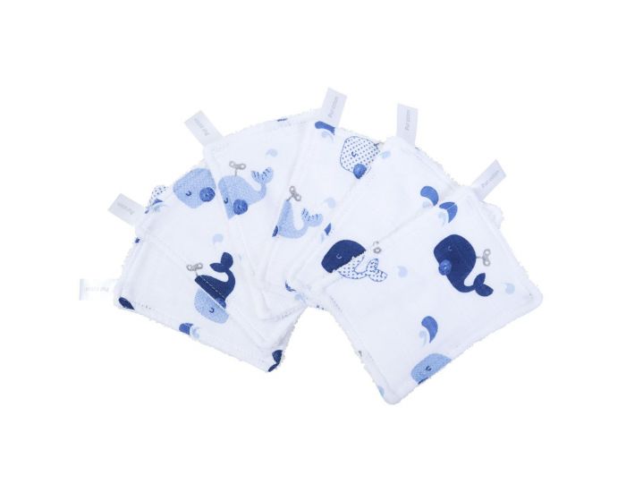 LITTLE CREVETTE Lot de 6 Lingettes Lavables Bb (5)