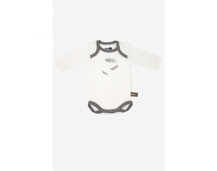 KADOLIS Body manches longues x3 Plumes Gris (1)