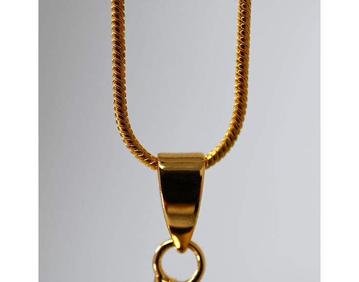  IRREVERSIBLE BIJOUX Bola de Grossesse - Chaine Maille Serpent (2)