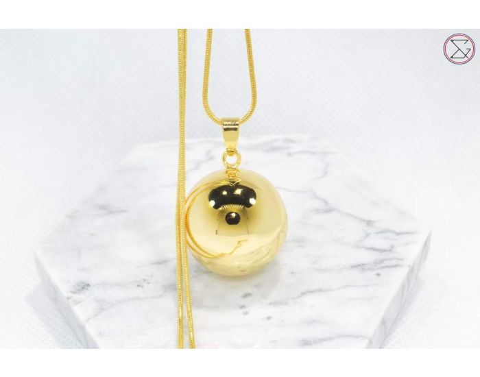  IRREVERSIBLE BIJOUX Bola de Grossesse - Chaine Maille Serpent (5)