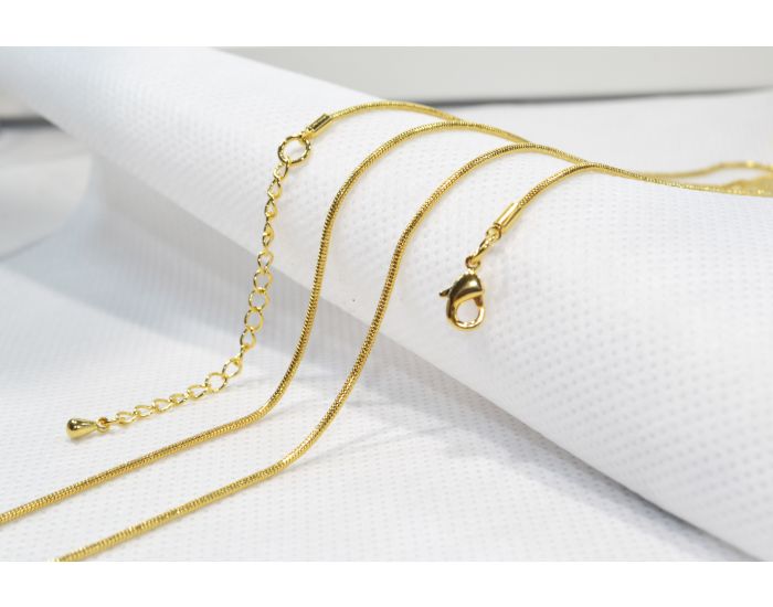  IRREVERSIBLE BIJOUX Bola de Grossesse - Chaine Maille Serpent (6)