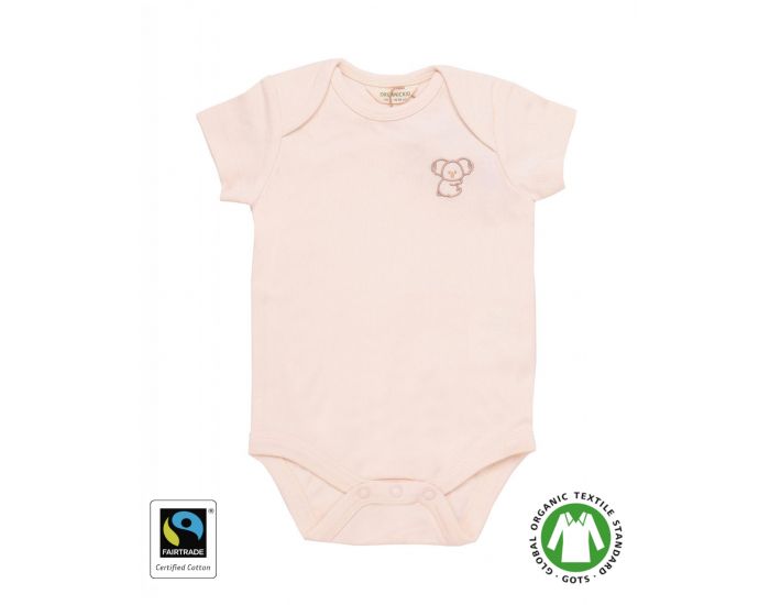BEBESEO Body en Coton Bio Ecru - Motif Koala (1)