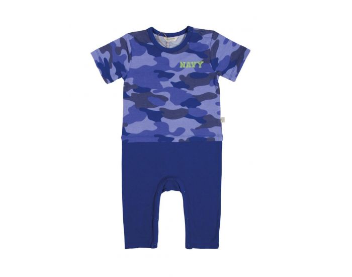 BEBESEO Barboteuse Bio Navy (1)