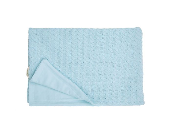 BEBESEO Couverture Bio Tricot 110X75 CM Double Epaisseur (1)