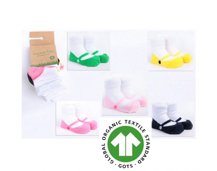 BEBESEO Lot de 5 Chaussettes Ballerine (1)