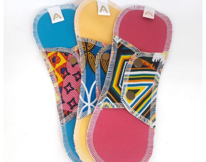 APIAFRIQUE Kit 3 Serviettes hygi�niques lavables Jour (1)