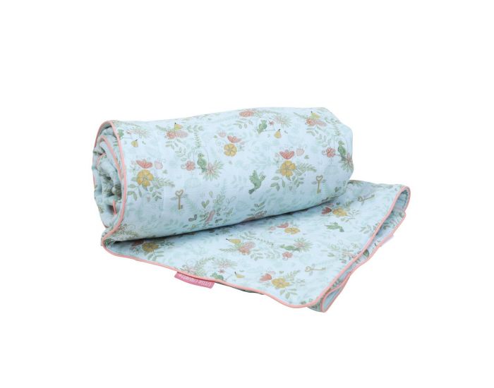 LITTLE CREVETTE Couverture en lange - Paradis - coton bio - 80x120 cm (4)