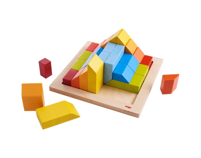 HABA Jeu d'assemblage en 3D Crative stone - Ds 2 ans (2)