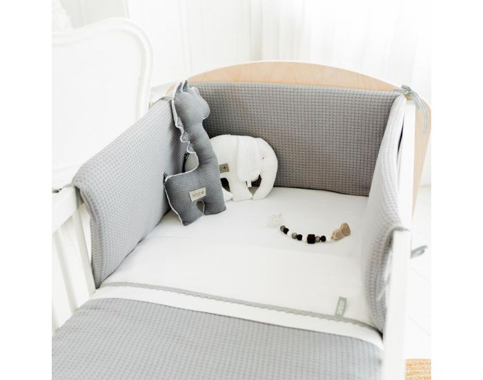 BAMBOOM Tour de Lit en Bambou Bio - Olive Green (2)