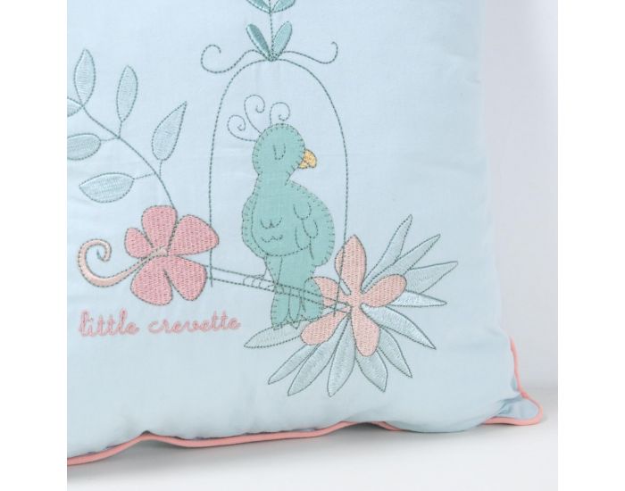 LITTLE CREVETTE Coussin Oiseau de Paradis (5)