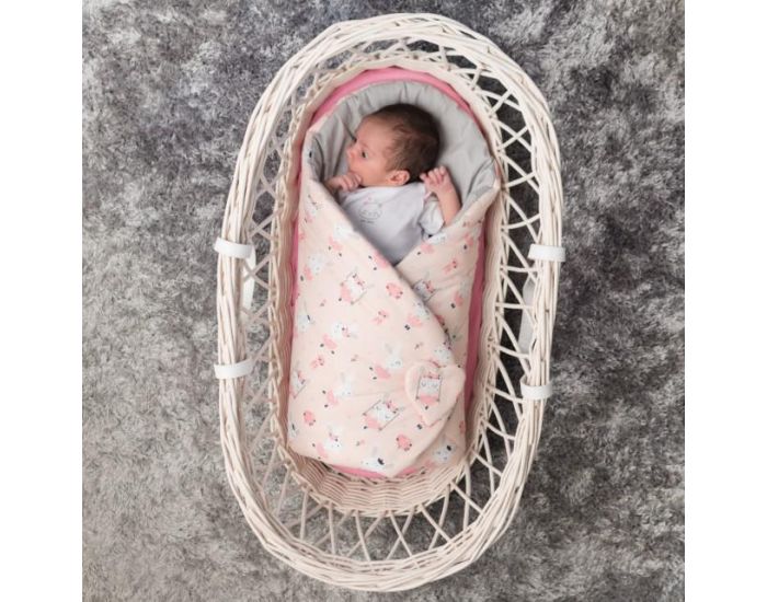 SEVIRA KIDS Gigoteuse d'emmaillotage - Nid d'ange 0-4 mois - Ballerine (7)