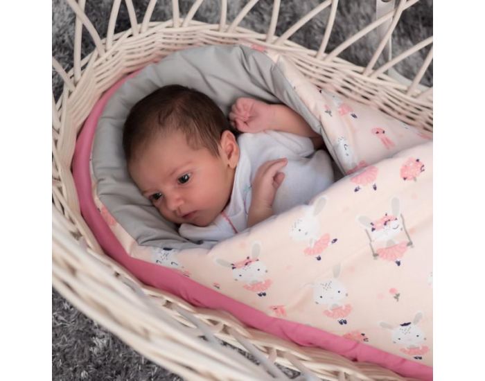 SEVIRA KIDS Gigoteuse d'emmaillotage - Nid d'ange 0-4 mois - Ballerine (8)