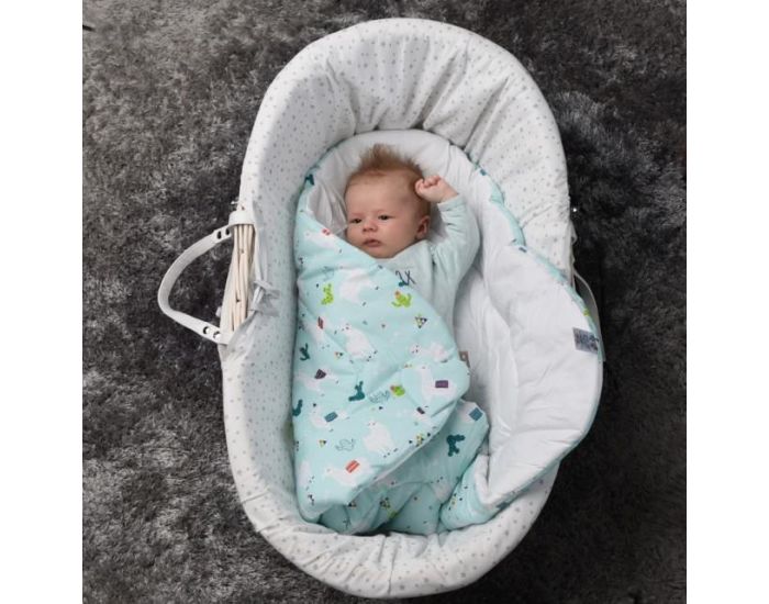 SEVIRA KIDS Gigoteuse d'Emmaillotage Rversible - 0-4 mois - Lama (9)