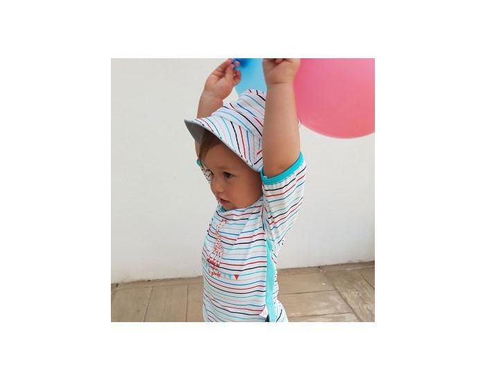 MAYOPARASOL En Vacances Avec Sophie Top Anti-UV Bb Fille Garon - Multicolore (2)