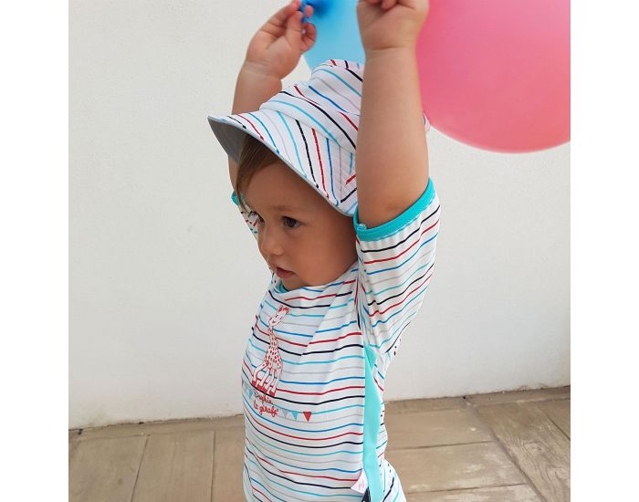 MAYOPARASOL En Vacances Avec Sophie Top Anti-UV Bb Fille Garon - Multicolore (3)