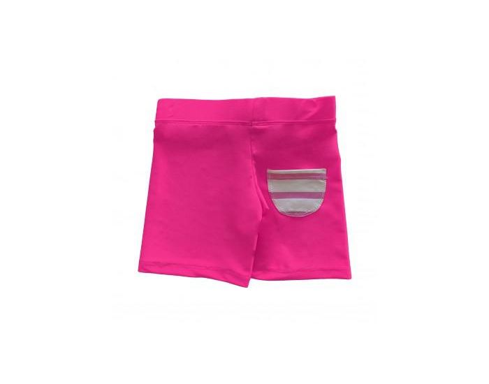 MAYOPARASOL Saint Trop Short Piscine Anti-UV Fille - Rose (1)