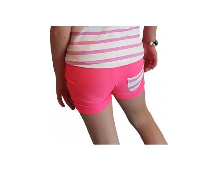MAYOPARASOL Saint Trop Short Piscine Anti-UV Fille - Rose (2)