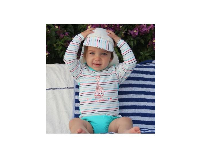 MAYOPARASOL En Vacances Avec Sophie Tee-Shirt Anti-UV Bb Manches Longues - Multicolore (1)