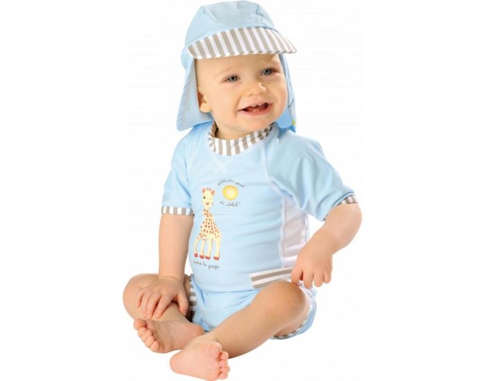 MAYOPARASOL Sophie La Girafe Combinaison Anti-UV - Bleu (1)