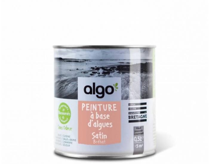 ALGO PAINT Peinture Biosource Dcorative Rose Finition Satin (Brhat) (1)