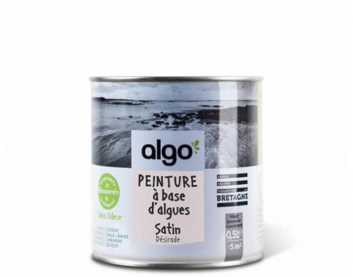 ALGO PAINT Peinture Biosource Dcorative Rose Finition Satin  (Dsirade) (1)