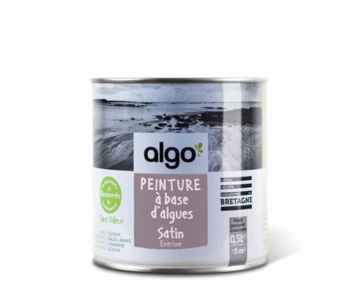 ALGO PAINT Peinture Biosource Dcorative Mauve-Violette Finition Satin (Everine) (1)