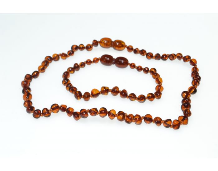 IRREVERSIBLE Collier et Bracelet d'Ambre Cognac - Ambre 100% Naturelle  (3)