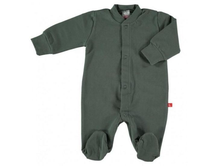 LIMOBASICS Pyjama Bb Bio Trs Doux - Anthracite Gris (2)