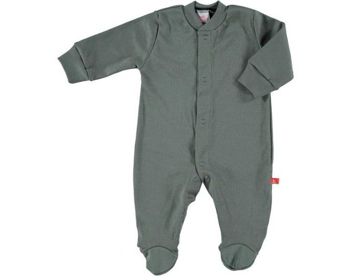 LIMOBASICS Pyjama Bb Bio Trs Doux - Anthracite Gris (8)