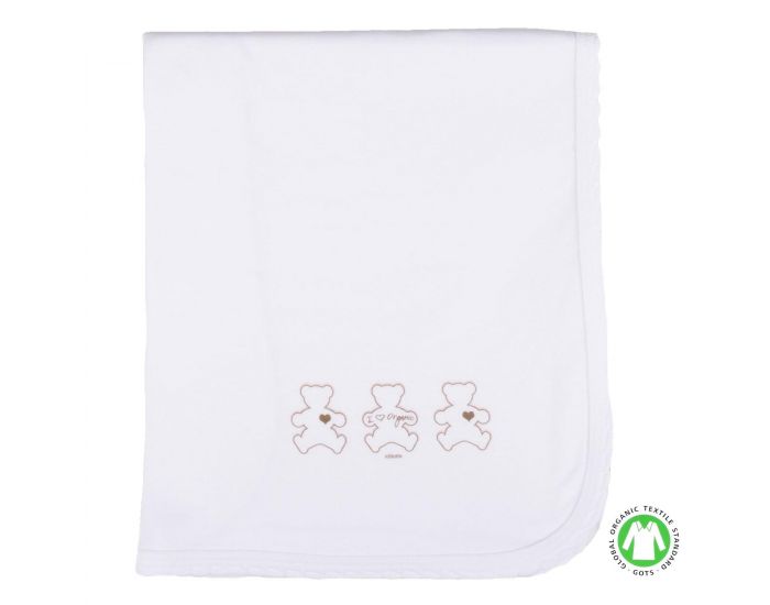SEVIRA KIDS Couverture bb Lgre en Jersey - coton bio - 93x84 cm (4)