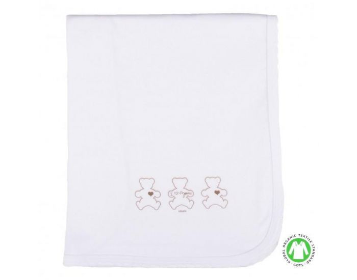 SEVIRA KIDS Couverture bb Lgre en Jersey - coton bio - 93x84 cm (5)
