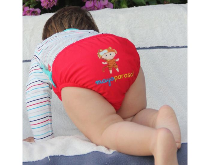 MAYOPARASOL Ensemble Tee-shirt Anti UV et Couche Piscine Bb - Amazonie (3)