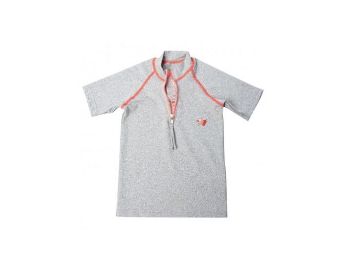 MAYOPARASOL Grisette Tee-shirt Anti-UV Manches courtes Fille - Gris (1)