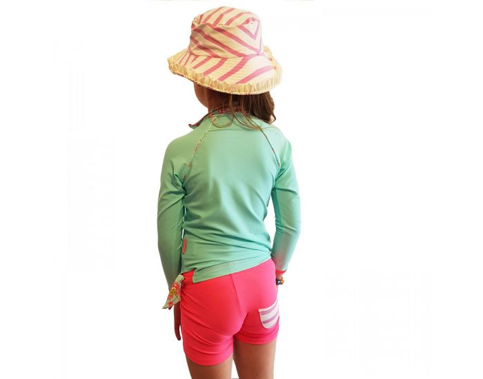 MAYOPARASOL Princesse Tee-Shirt Anti-UV Fille Manches Longues - Bleu (3)